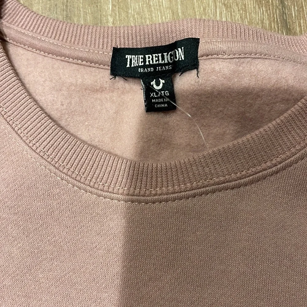True Religion Woodrose Halo Crew Neck Sweatshirt XL